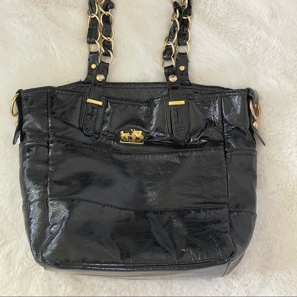 COACH Patent Leather Shoulder bag